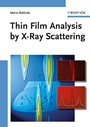 Thin Film Analysis by X–Ray Scattering - ISBN 9783527310524