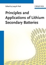 Principles and Applications of Lithium Secondary Batteries - ISBN 9783527331512