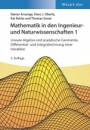 Mathematik in den Ingenieur– und Naturwissenschaften 1: Lineare Algebra und analytische Geometrie, Differential– und Integralrechnung einer Variablen - ISBN 9783527413744